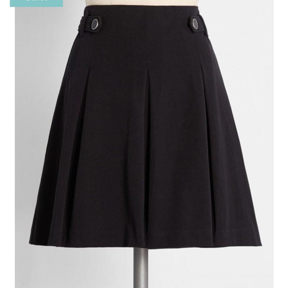 ModCloth pleated mini skirt NWT